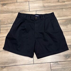 Y2K Dockers Khaki Black Shorts Size 35W 6.5 Inch Inseam